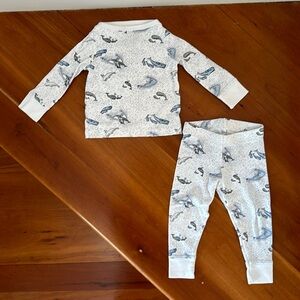 Erica Wilson - Nantucket whale pajamas 12-18 months
